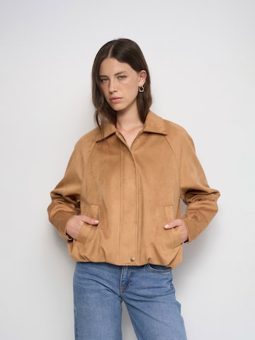 Salsa Jeans Between-Season Jacket in Brown: front