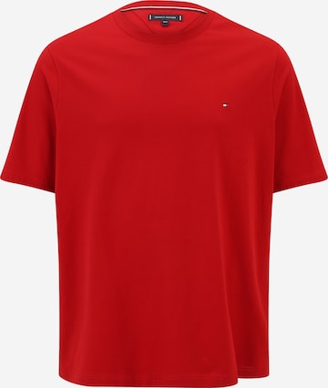 Tommy Hilfiger Big & Tall T-Shirt in Rot: predná strana