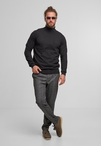 INDICODE JEANS Sweater 'Van Paul' in Black
