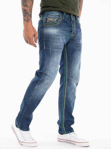 Rock Creek Loosefit Jeans in Blau