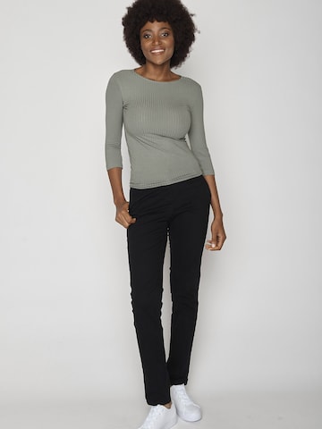 GREENBOMB Shirt ' Basic Refined ' in Groen: voorkant