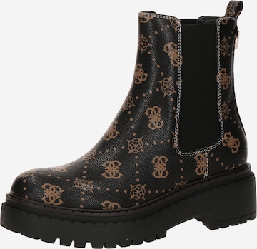 Chelsea Boots 'LEANNA' GUESS en noir : devant