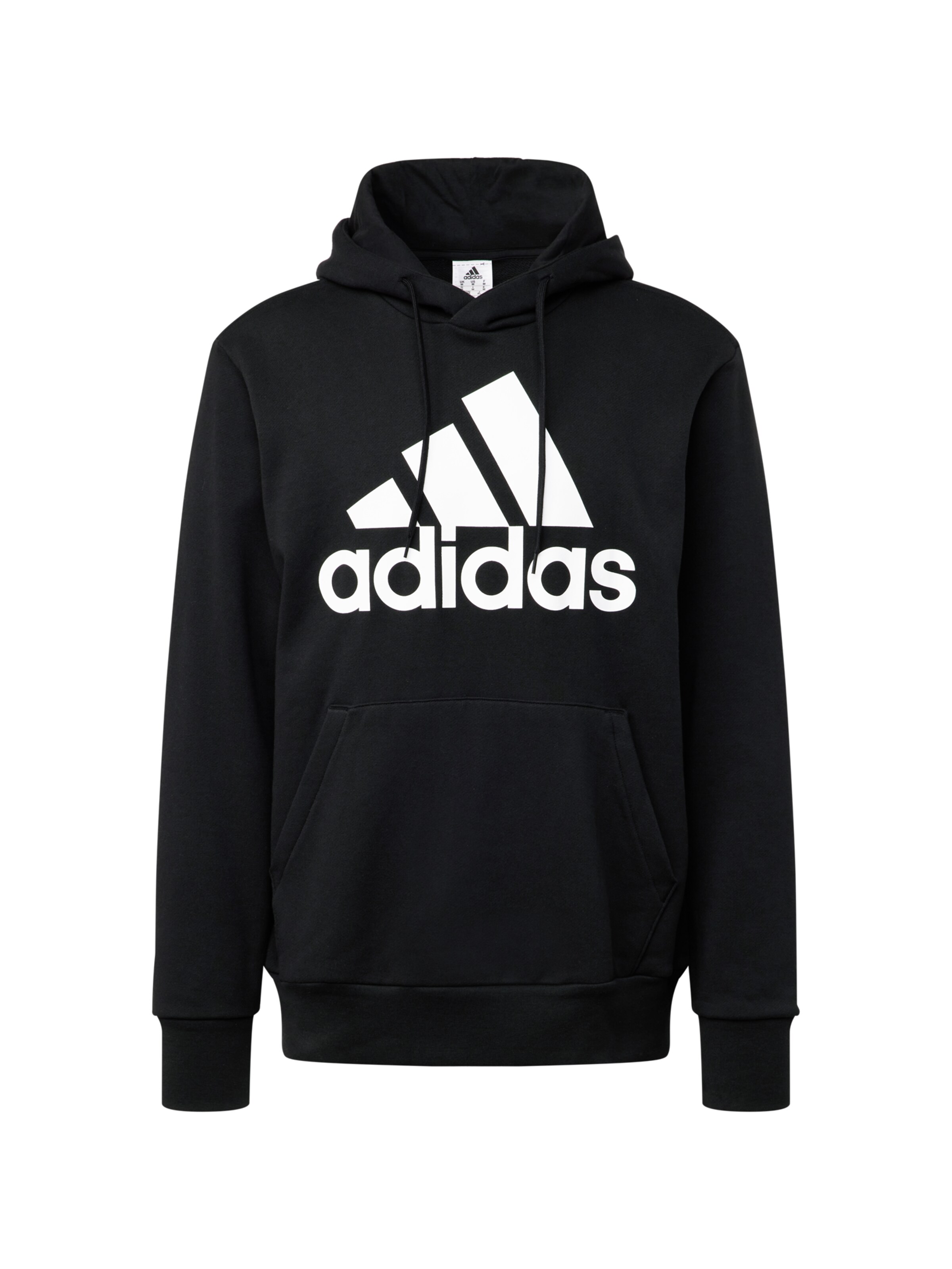 ADIDAS PERFORMANCE - Sweatshirt de desporto 'Essentials' em preto: frente
