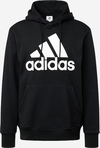 Sweat de sport 'Essentials' ADIDAS SPORTSWEAR en noir : devant