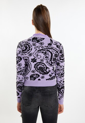 Cardigan 'Ucy' myMo ROCKS en violet