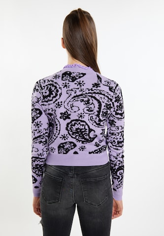 Cardigan 'Ucy' myMo ROCKS en violet