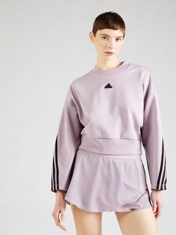 ADIDAS SPORTSWEAR Αθλητική μπλούζα φούτερ σε λιλά: μπροστά