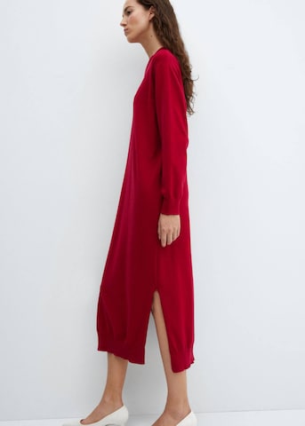 Robes en maille 'Vieira' MANGO en rouge