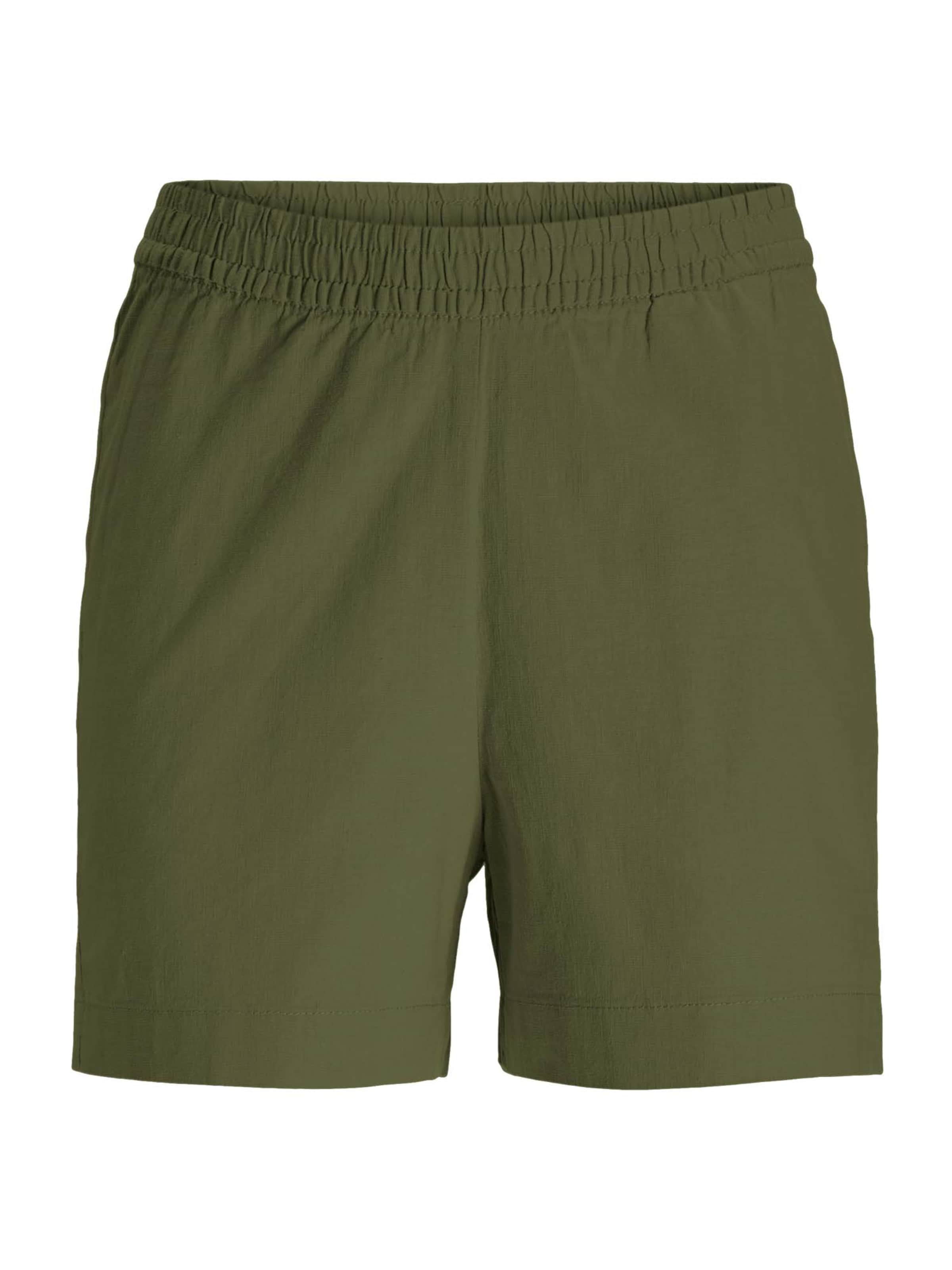 JJXX Regularen Hlače 'JXPOPPY SUMMER' | zelena barva: sprednja stran