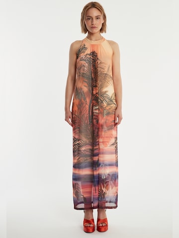 Ana Alcazar Summer dress 'Zilana' in Orange: front
