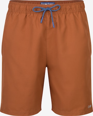 Boochen Board Shorts 'Faro' in Orange: front