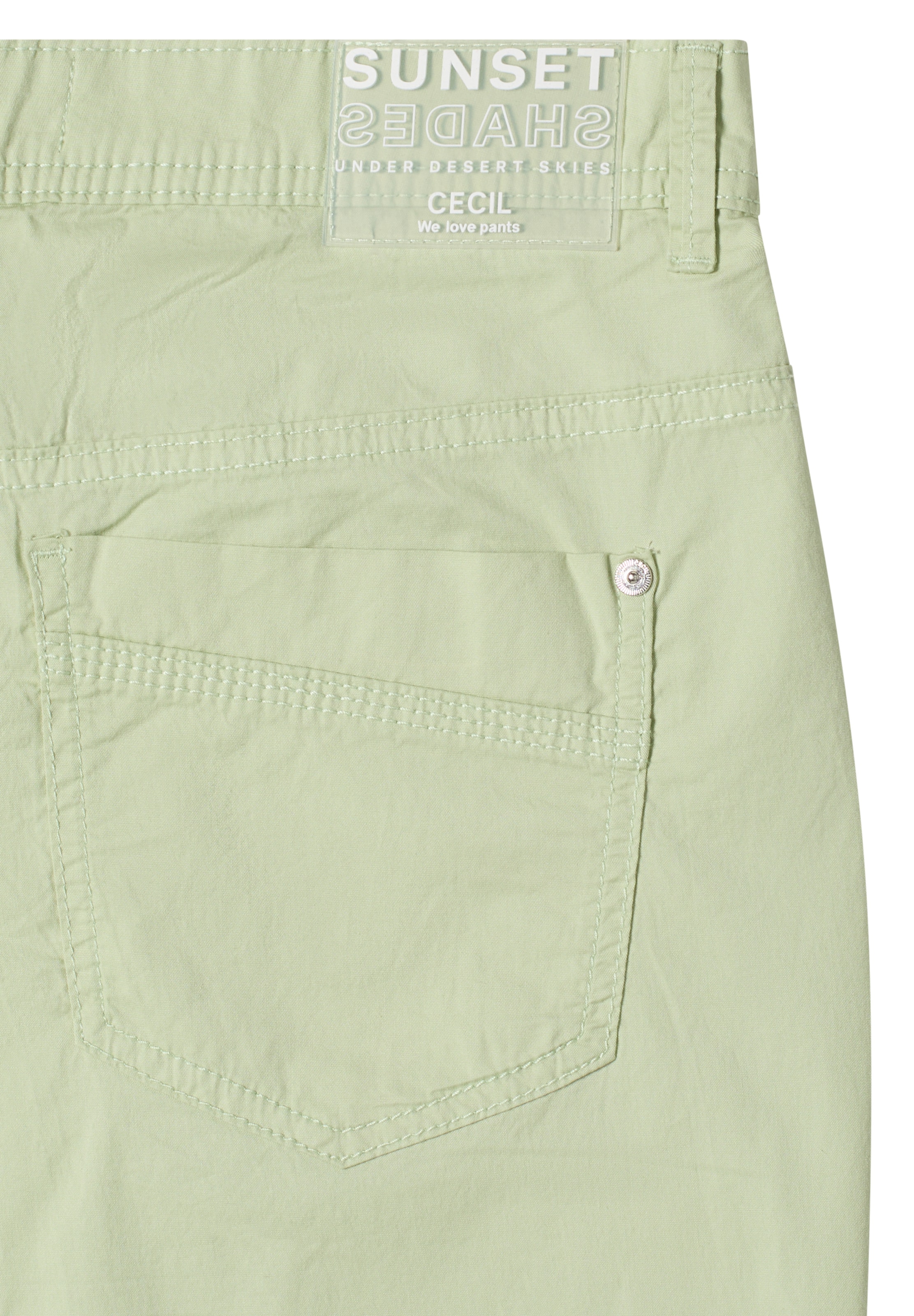 CECIL Barrel Pants in Green