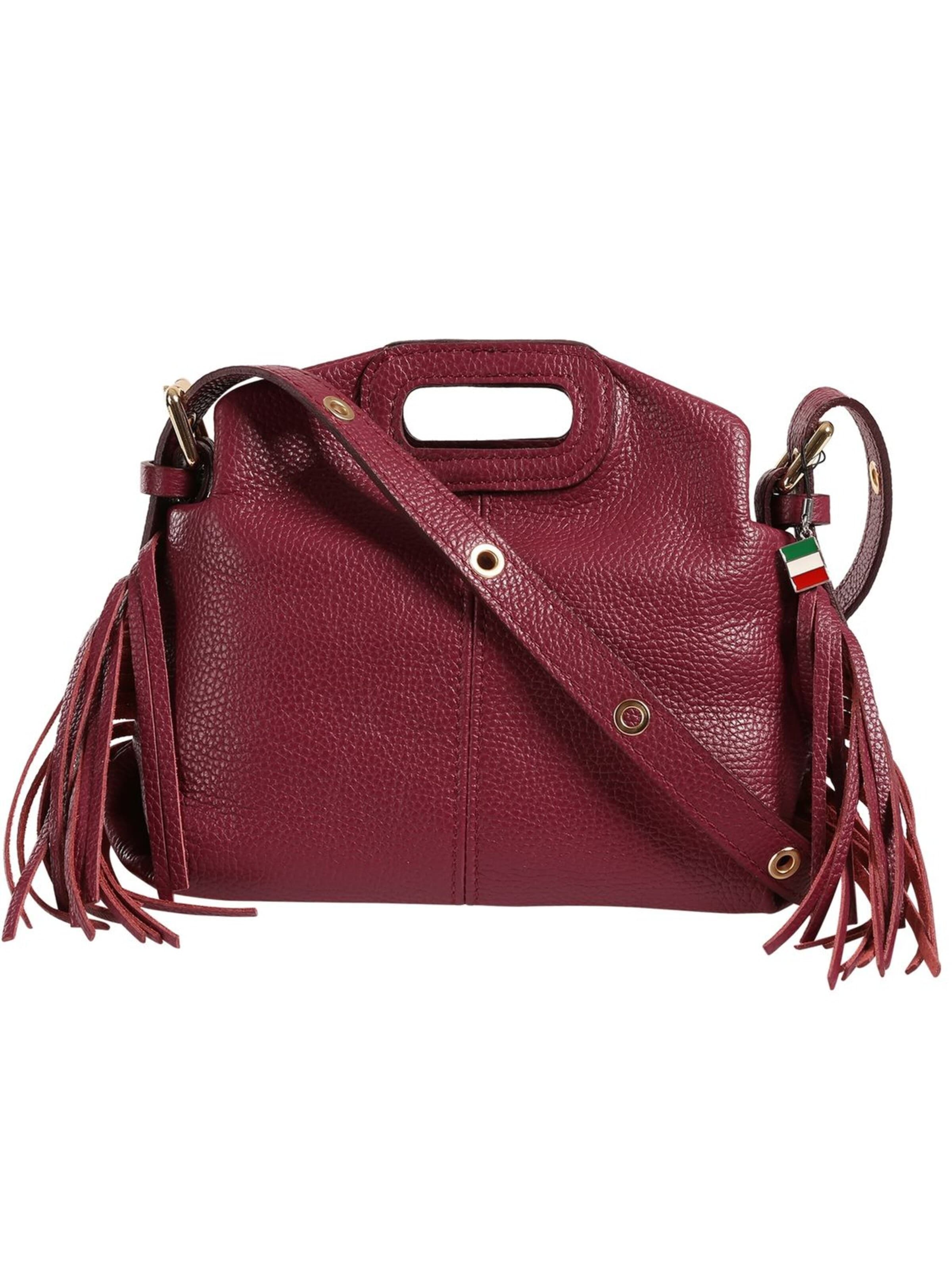 Borsa a mano di Florence in rosso: frontale