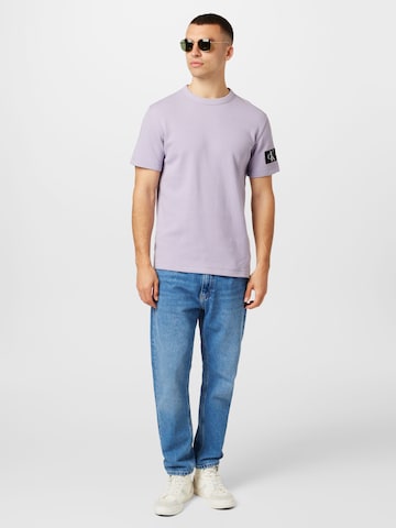 Calvin Klein Jeans Μπλουζάκι σε λιλά