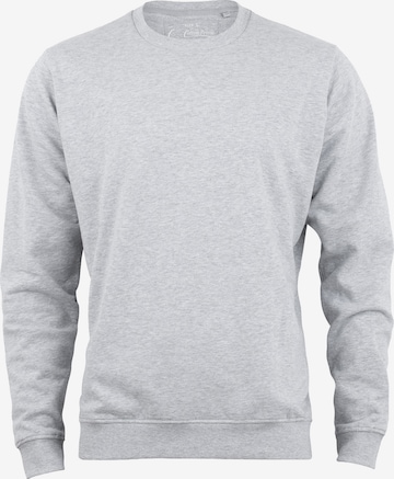 Sweat-shirt Cotton Prime en gris : devant