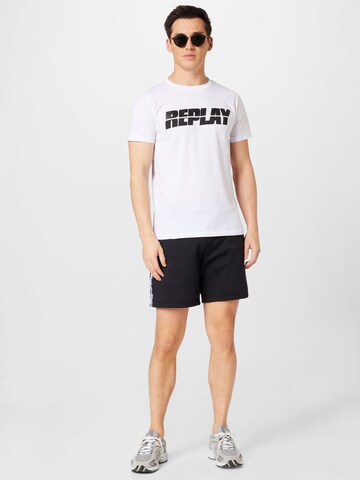 REPLAY T-Shirt in Weiß