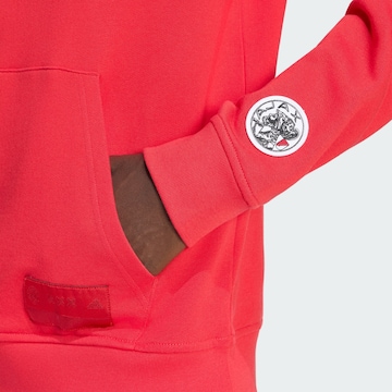 ADIDAS PERFORMANCE Sports sweatshirt 'Ajax Amsterdam US' in Red