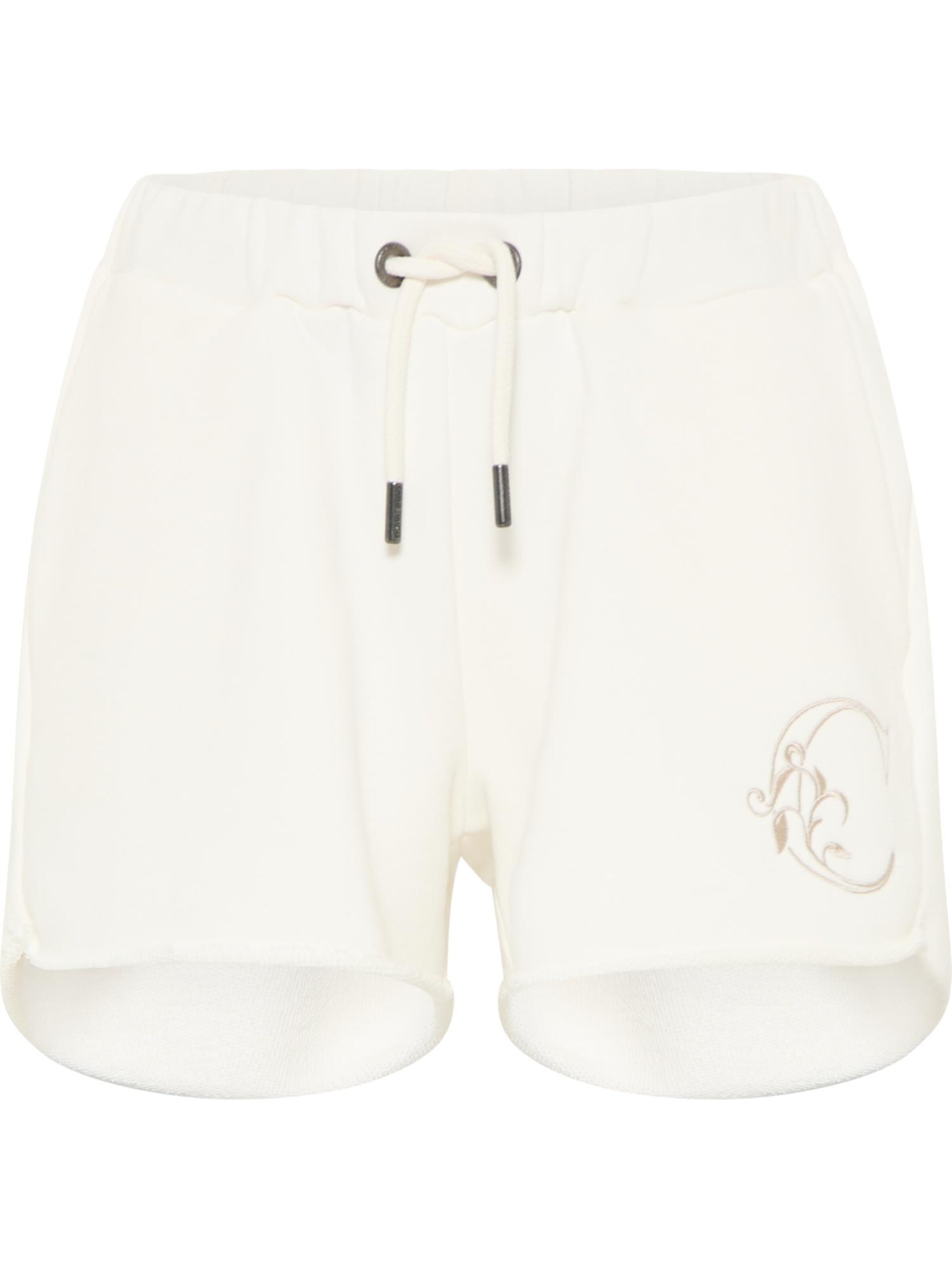 Carlo Colucci Regular Broek 'De Amicis' in Wit: voorkant