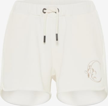 Carlo Colucci Regular Pants 'De Amicis' in White: front