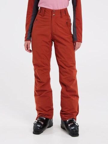 PROTEST Regular Sportbroek 'CINNAMON' in Rood