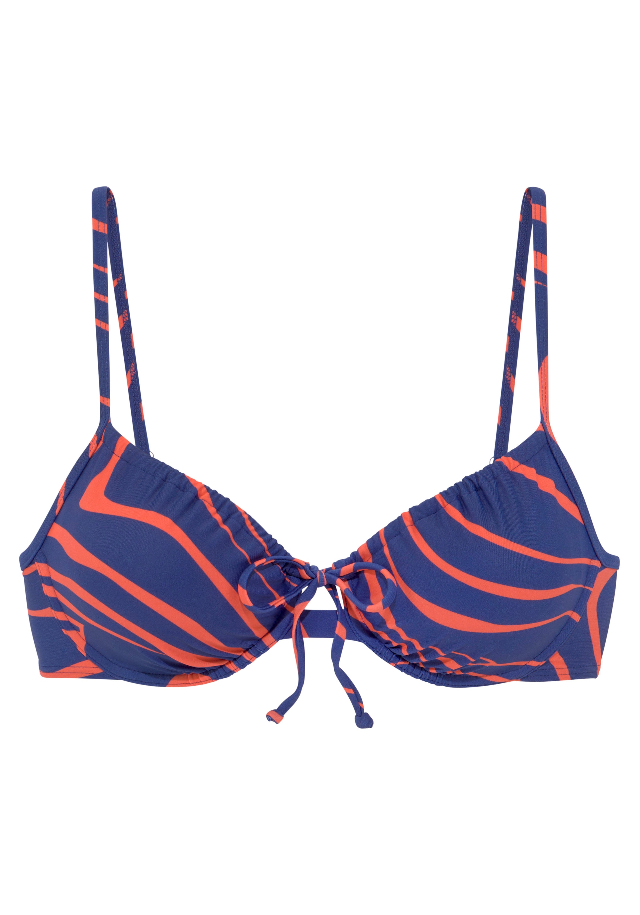 BUFFALO Balconette Bikinitop 'Dune' in Blau: Vorderseite