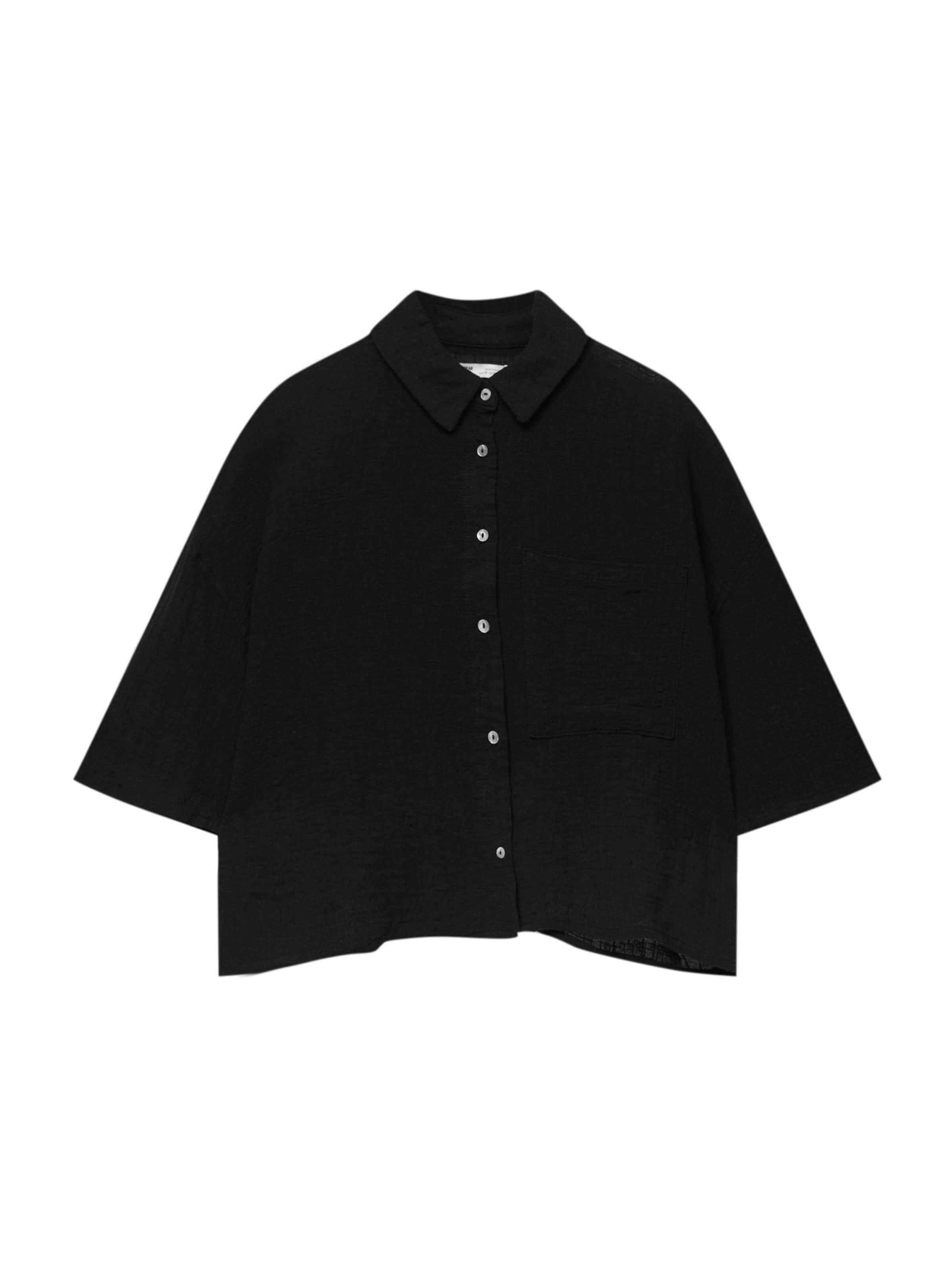 Pull&Bear Blus i svart: framsida