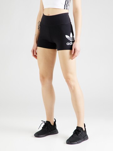 Skinny Leggings ADIDAS ORIGINALS en noir : devant