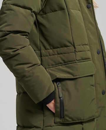 Superdry Wintermantel in Groen