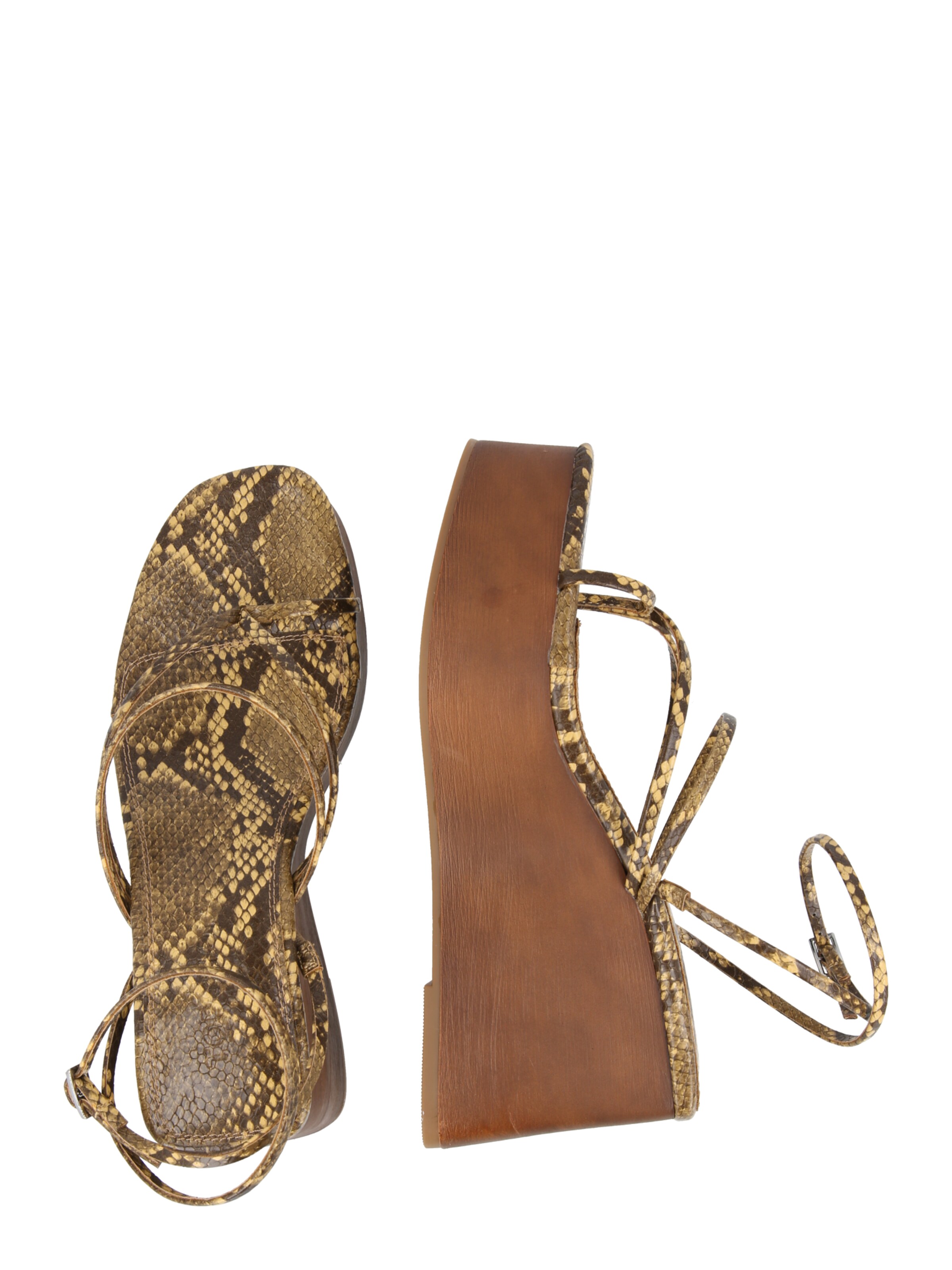 TOPSHOP Teenslipper 'HALLIE' in Bruin