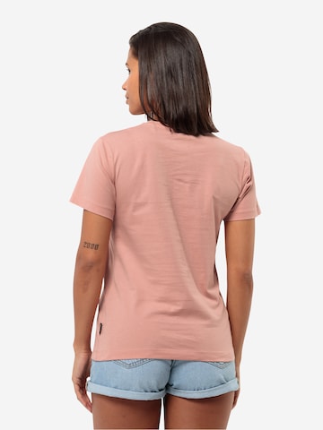 JACK WOLFSKIN Shirt 'DISCOVER HEART' in Pink