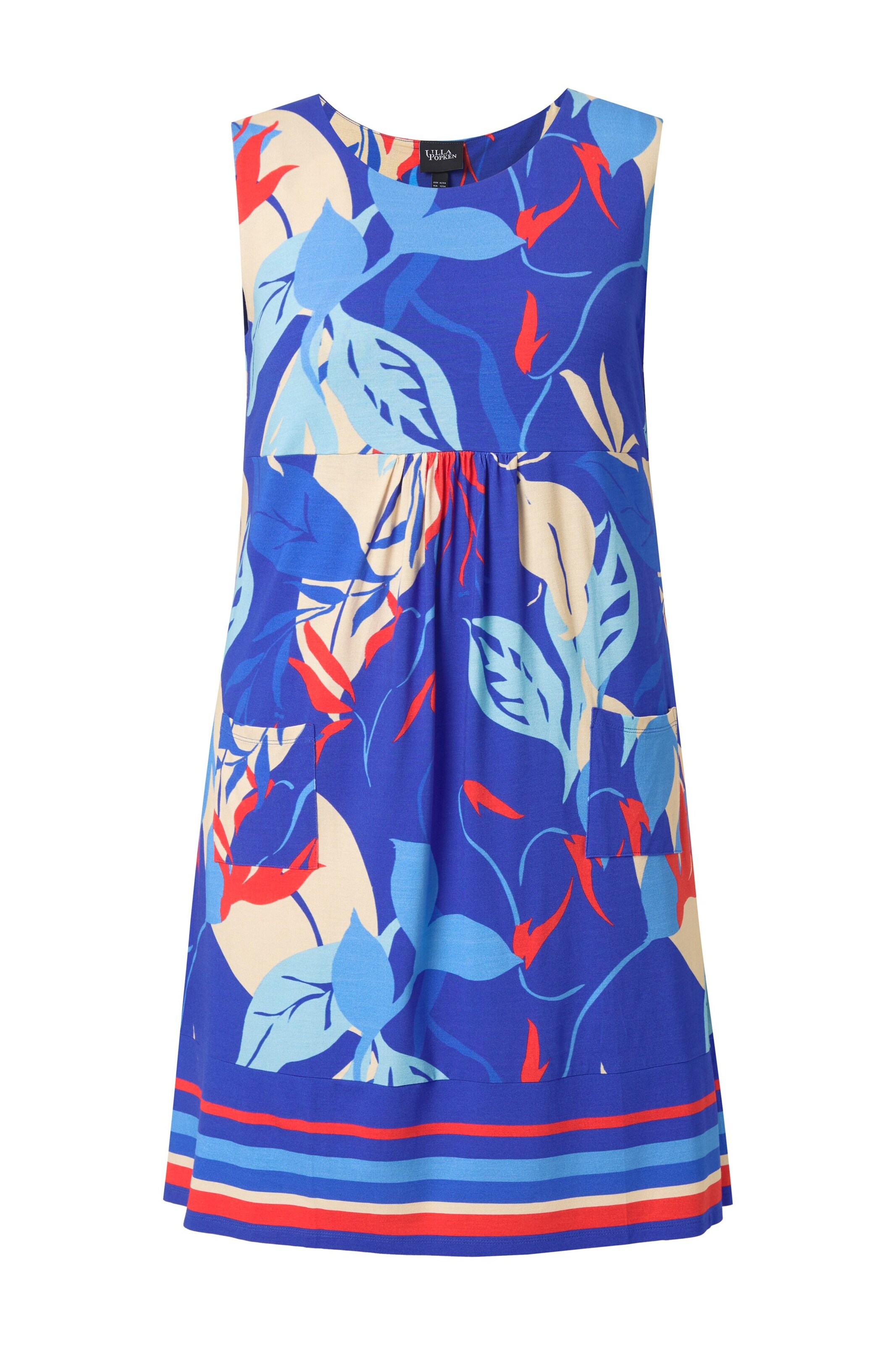 Ulla Popken Jurk in Blauw: voorkant