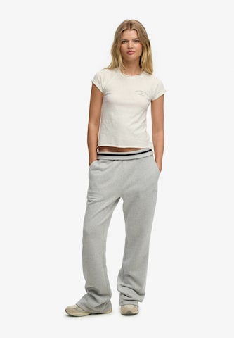 Superdry & Co Loose fit Pants 'Athletic Essentials' in Grey