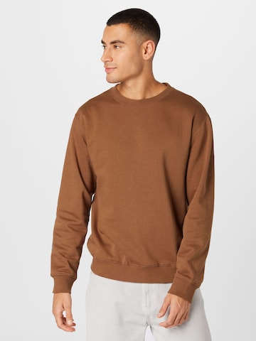 WEEKDAY Sweatshirt in Braun: predná strana