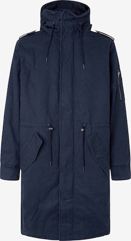 Pepe Jeans Winter Parka 'BOWIE' in Blue: front