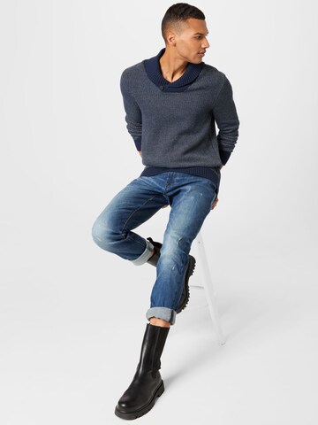 SELECTED HOMME Sweater in Blue