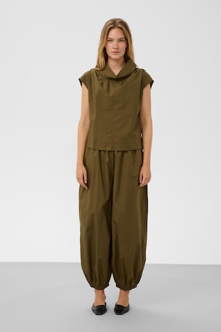 SOAKED IN LUXURY - Blusa 'Molopo' en marrón