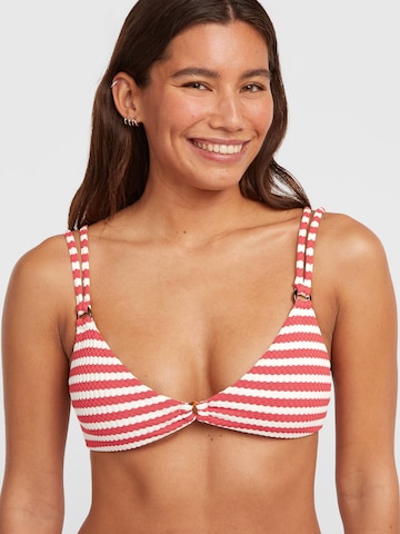 O'NEILL Сутиен с триъгълни чашки Бански тип бикини в червено