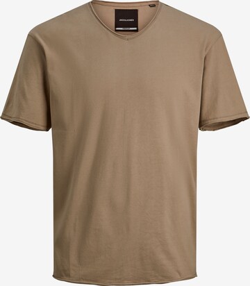 JACK & JONES Shirt 'BLARHETT' in Brown: front