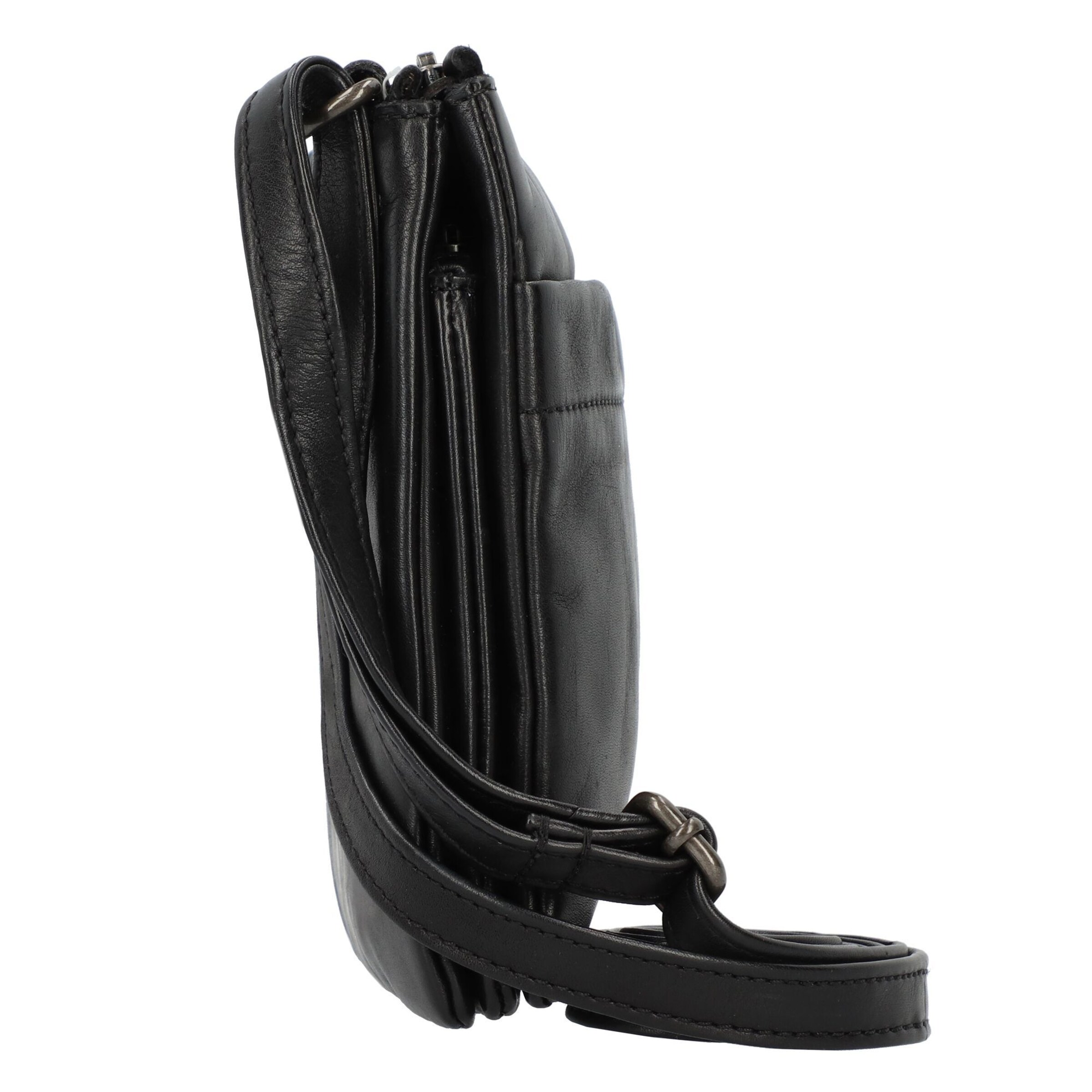 GREENBURRY Schoudertas 'Colombiana' in Zwart