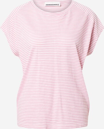 T-shirt 'ONELIA' ARMEDANGELS en rose : devant