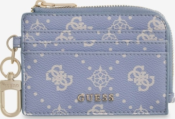 GUESS Wallet in Blue: front