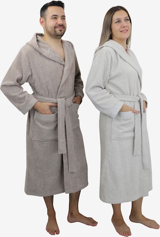 Leonique Long Bathrobe in Beige