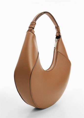 MANGO Shoulder Bag 'Lolo' in Brown