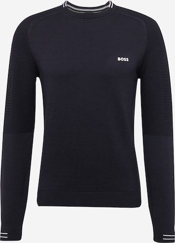 BOSS Green - Pullover 'Rolet' em azul: frente