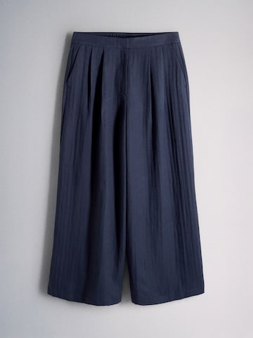 The Set Wide Leg Hose in Blau