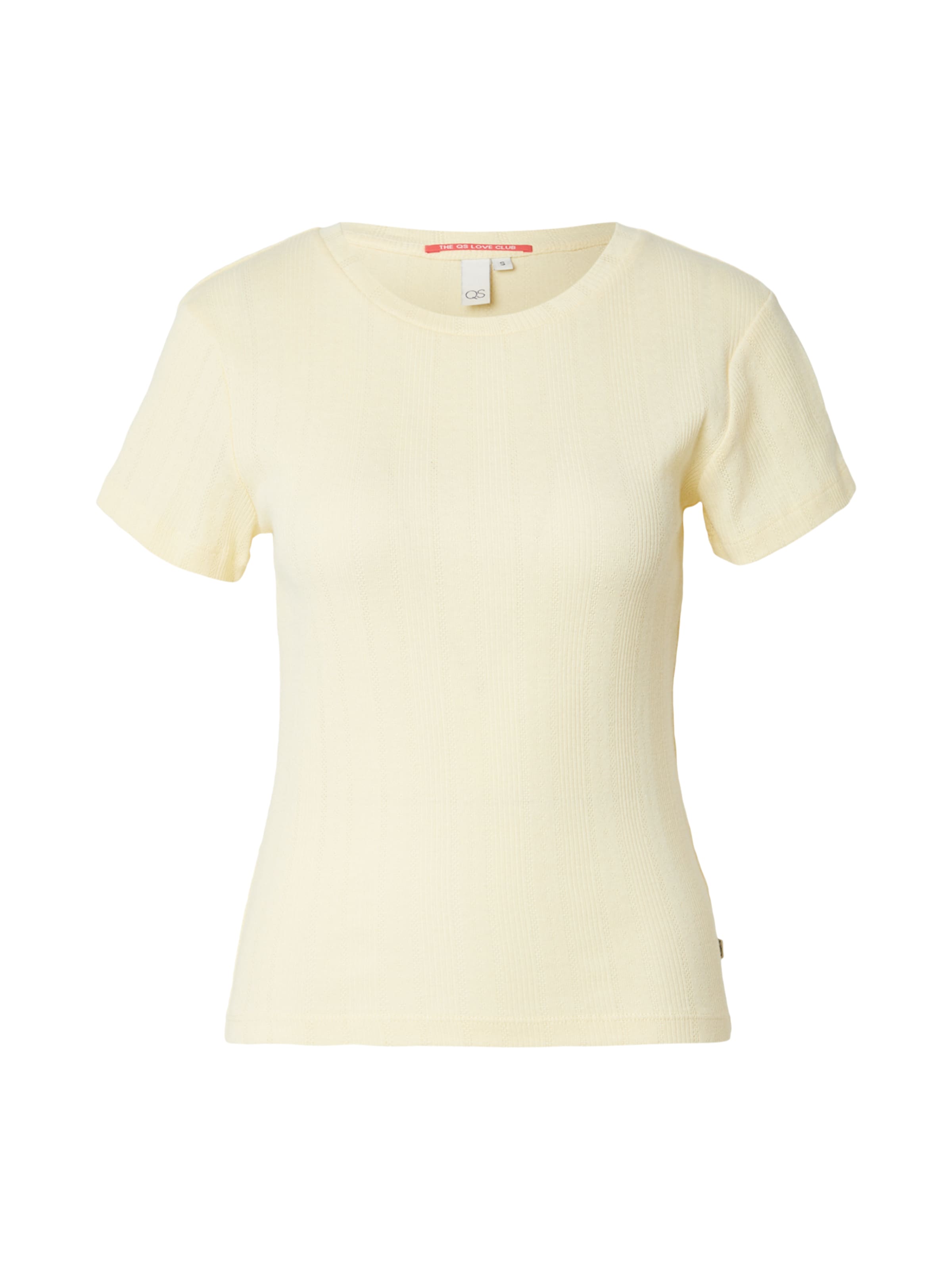 T-shirt QS en jaune : devant