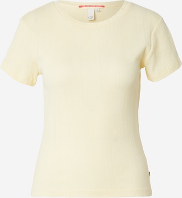T-shirt QS en jaune : devant