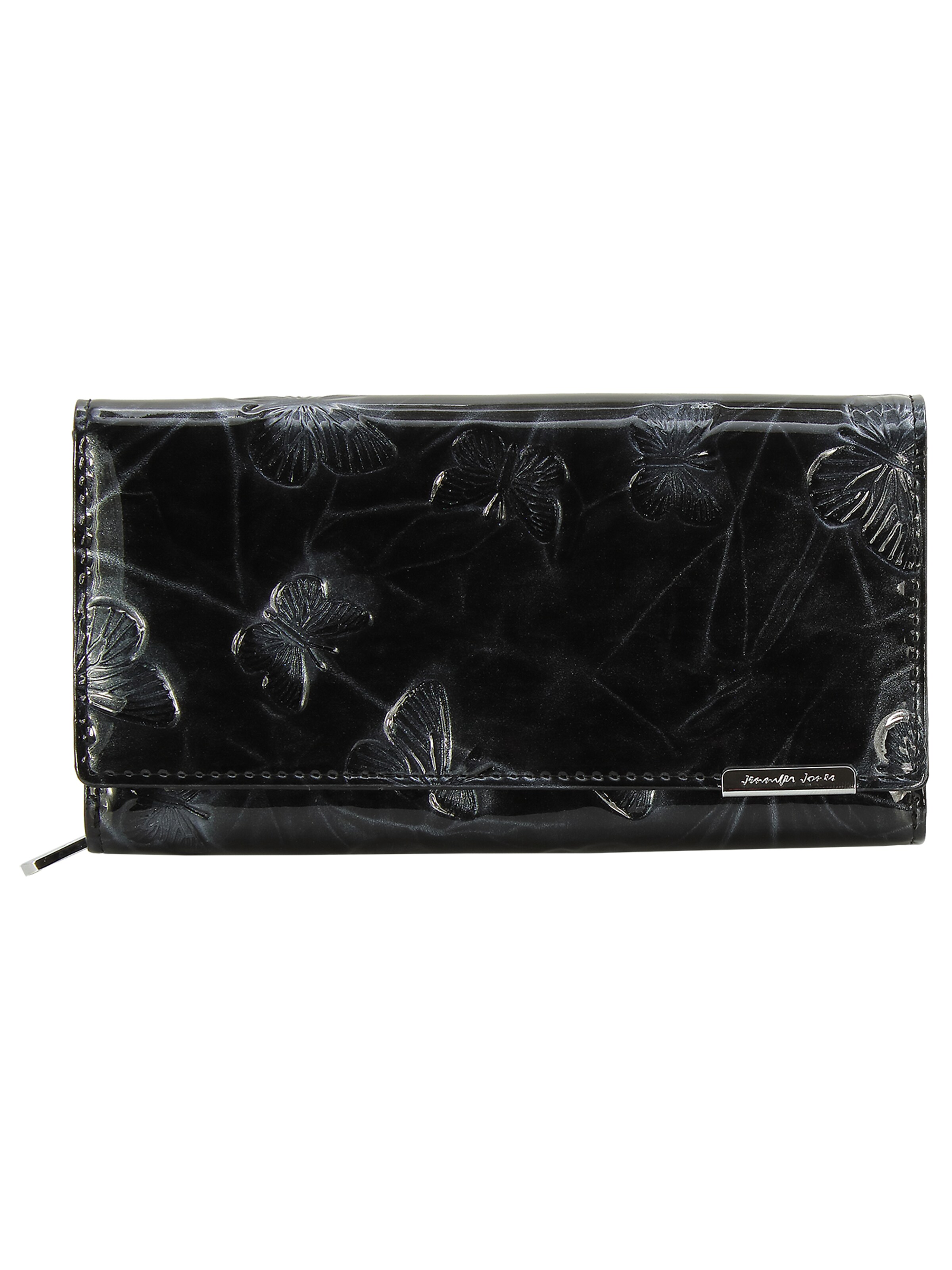 Jennifer Jones Wallet in Black: front