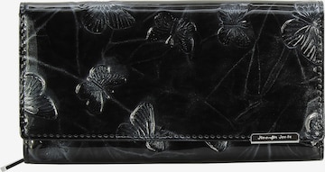 Jennifer Jones Portemonnaie in Schwarz: Vorderseite