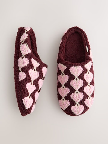 Next - Zapatillas de casa en rojo